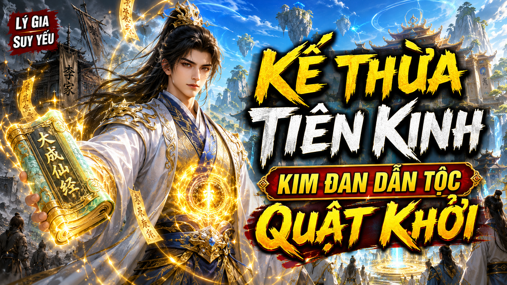 Bìa truyện Lý Gia Suy Yếu, Ta Kế Thừa Tiên Kinh Đại Thừa, Thành Kim Đan Dẫn Tộc Quật Khởi
