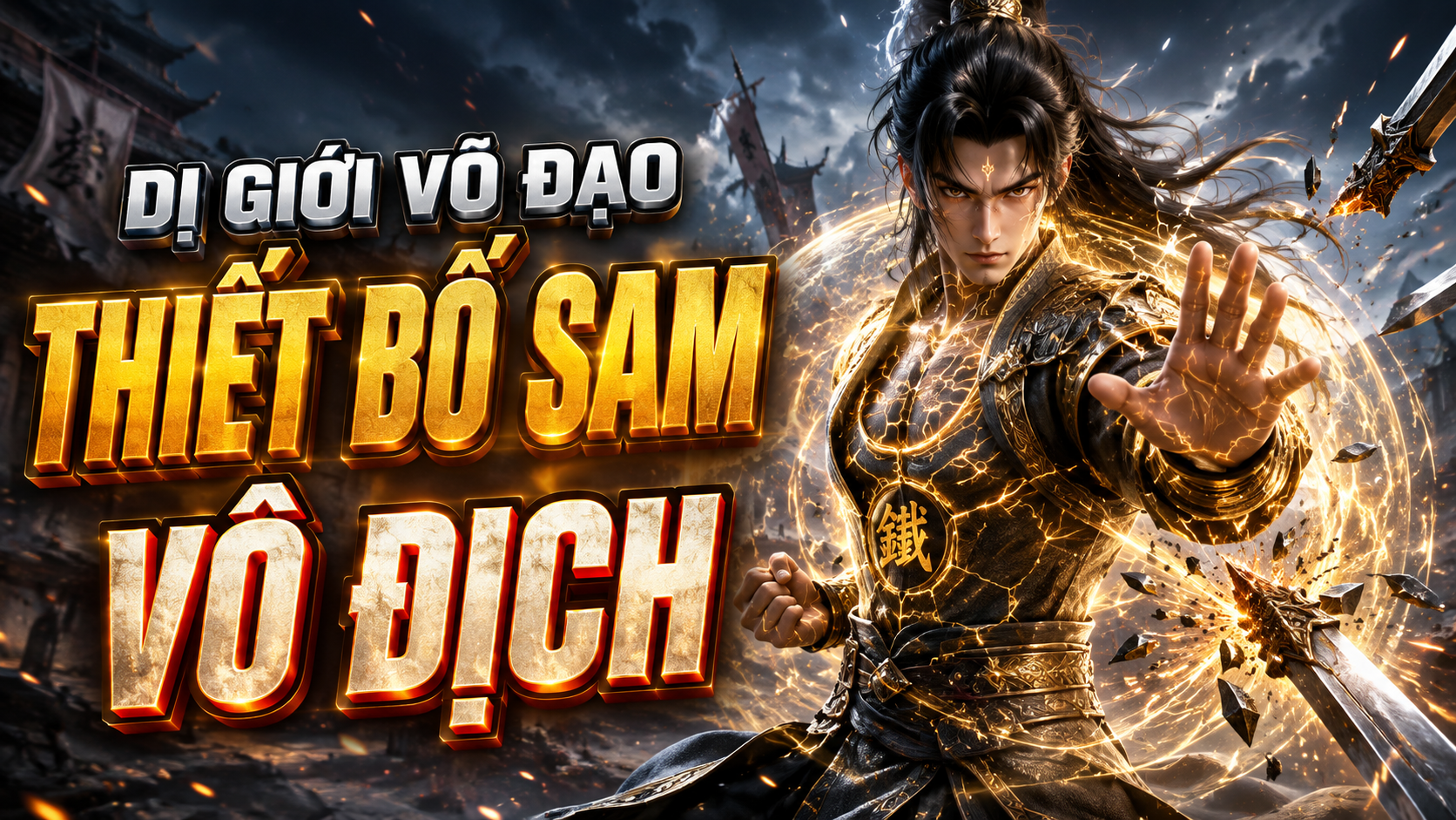 Bìa truyện Xuyên Không Dị Giới Võ Đạo, Ta Nâng Cấp Thiết Bố Sam Thành Vô Địch